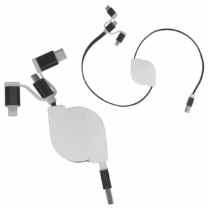 Cable cargador USB con salida lightning