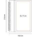 HL 010 R libreta alesa color rojo 2