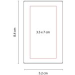 HL 6035 B porta notas ventall color blanco 2