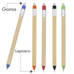 Lapicero ecólogico con barril de papel