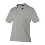 PLY 009 G-CH playera polo lutry gris talla chica 1