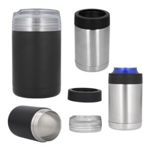 Porta latas con doble pared de acero