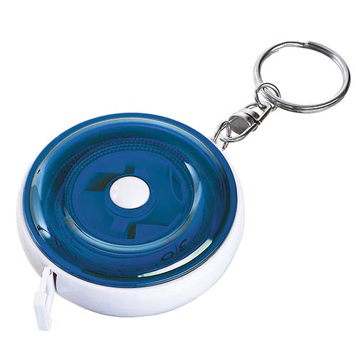 PRO 005 A llavero flexometro wheel color azul 2