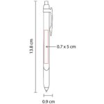 SH 1630 R boligrafo magde rojo translucido 2