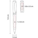 SH 9010 A boligrafo clip up color azul 2