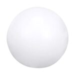 SOC 013 B pelota anti stress lisa color blanco 3