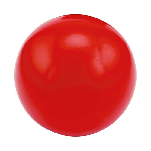 SOC 013 R pelota anti stress lisa color rojo