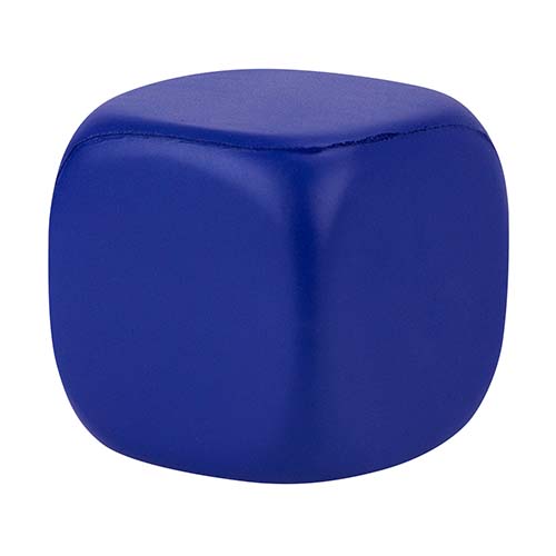 SOC 067 A cubo liso anti stress color azul 3