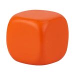 SOC 067 O cubo liso anti stress color naranja 1