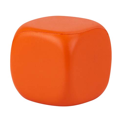 SOC 067 O cubo liso anti stress color naranja 4