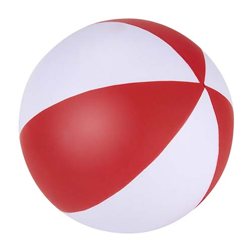 SOC 920 R pelota anti stress beach color rojo 1