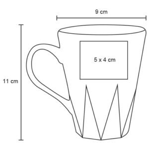 Taza de cerámica con apariencia-7