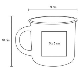 Taza de cerámica estilo vintage.-6