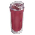 TMPS 27 R vaso logam color rojo
